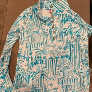 Lilly Pulitzer Captain Popover Resort White Toile